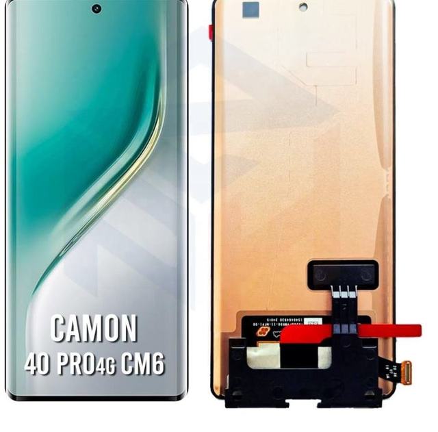 Tft Lcd Panel Display for Tecno Camon 40 Pro 4G Cm6 Camon 40 Pro 5G Cm7 Curved Screen Mobile Phone Lcd for Tecno