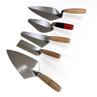 Truelle de maçonnerie en une seule pièce avec manche en bois de hêtre pour le marché américain Forme carrée 2 pouces par 6 pouces