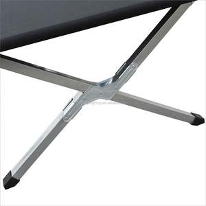 Оптовая продажа, алюминиевая складная кровать, легко переносная и переносная, для кемпинга, металлическая кровать для кемпинга - Product Image 4