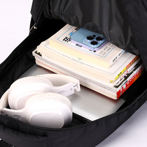 Fashion <b>Backpack</b> <b>Large</b> Capacity 20-35L Interior Zipper Pocket Business Travel Men's <b>Backpack</b> - Product Image 4