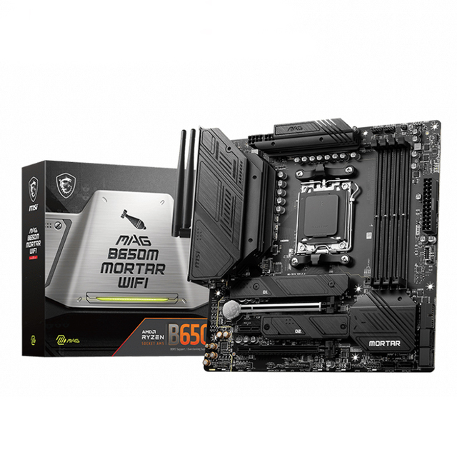 Brand  MSI MAG B650M MORTAR WIFI Motherboard DDR5 with AM5 Socket Supports AMD Ryzen 7000 Series Used for Desktop