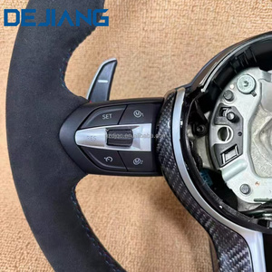 Volante Sportivo M in Fibra di Carbonio e Finta Pelle per <span class=keywords><strong>BMW</strong></span> X1 X2 X3 F30 F10 F21 F22 F15 F16 F45 F32 F33 E70 E90, Fornitura Diretta dalla Fabbrica - Product Image 3