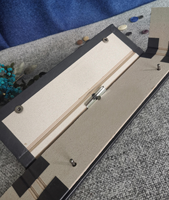 Cintre personnalisé en carton noir pour échantillons de tissu, imprimé sur mesure, vente en gros