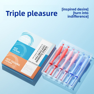 Silicone Ba niềm vui quan hệ tình dục đồ chơi ICE lửa độ kín cho invigorated mong muốn tăng cường cực khoái nhạy cảm - Product Image 5