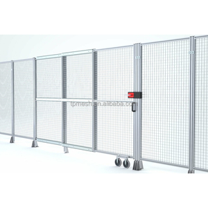 Customized <strong>High</strong> Strength Workshop Isolation <strong>Net</strong> Robot Fence Machine Protective Metal Safety Fence - Product Image 4