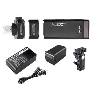 Flash de poche Godox AD200Pro pour extérieur, TTL 2.4G, 1/8000 HSS, recyclage 0.01-1.8s, 200Ws, avec batterie 2900mAh - Product Image 5