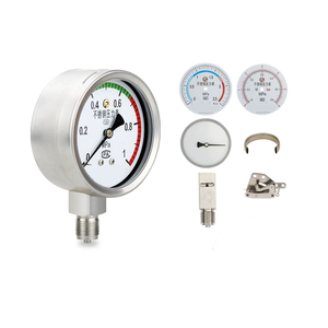 Manómetro Hidráulico de Acero Inoxidable para Vacío, Agua, Aire y Gas Industrial de 0-160 Psi - Product Image 3