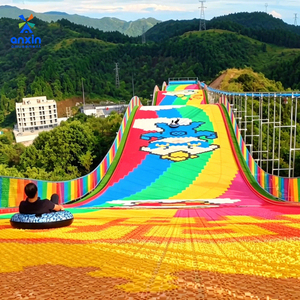 Vente en gros d'équipements d'amusement de luxe ANXIN en HDPE pour l'extérieur, toboggan à <span class=keywords><strong>neige</strong></span> sèche arc-en-ciel pour enfants et adultes - Product Image 3