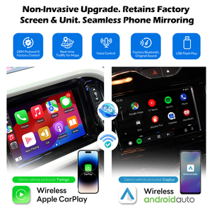 Interface CarPlay sans fil tout-en-un <span class=keywords><strong>Renault</strong></span> RD1 pour Captur avec autoradio d'origine <span class=keywords><strong>R</strong></span>-<span class=keywords><strong>Link</strong></span> TomTom - Product Image 3