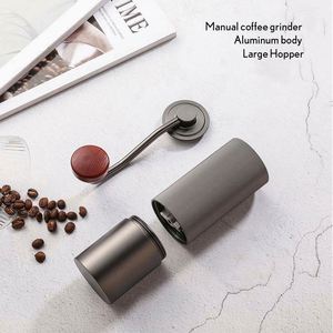 Aluminum Body 420 Stainless Steel Burr Home-use Espresso <b>Mini</b> Small Hand Mill Portable Manual Coffee <b>Grinder</b> - Product Image 3