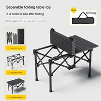 Chaise pliable de table de camping en plein air portable au design moderne Petite table simple pour pique-nique et barbecue