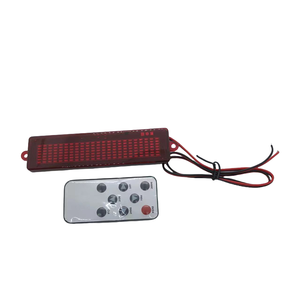 Venta al por mayor pantalla LED Mensaje de desplazamiento control remoto coche ventana trasera anuncio led COCHE señal pantalla - Product Image 5