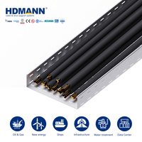 Hdmann CE ISO Certifié, Chemin de câbles perforé en acier électrogalvanisé robuste de 100 mm pour le routage électrique commercial en intérieur