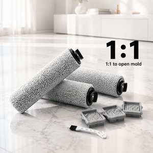 Ensemble de brosses à rouleaux de remplacement réutilisables, adaptées au nettoyeur à sec et humide <span class=keywords><strong>Tineco</strong></span> Floor <span class=keywords><strong>One</strong></span> <span class=keywords><strong>S3</strong></span> - Product Image 1