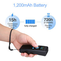 Lecteur de codes-barres sans fil mini 2D Bluetooth portable de haute qualité 3 en 1 pour la logistique d'entrepôt