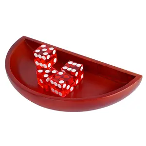 YH Wood Dice Tray Wholesale Casino Supplies Entertainment Casino Products For Dice Craps Table