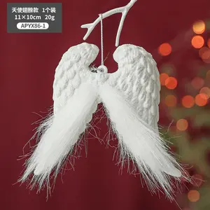 Snowflake Angel Wings Elk Hanging Christmas Tree Decoration Christmas Tree Hanging Christmas Ornaments