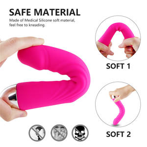 Sicuro materiale medicale morbido Silicone massaggiatore asta usata acqua calda e sapone trasparente impermeabile AV femminile bacchetta vaginale vibratore - Product Image 5