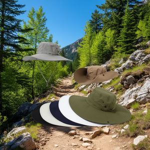 Chapeau de randonnée à large bord de 12 cm, protection solaire pour hommes et femmes - Product Image 2