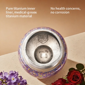 Borraccia Mini in Titanio Puro Colorata e Carina, Borraccia Personalizzata in Titanio, Tazza Termica Portatile, Borraccia per <span class=keywords><strong>Acqua</strong></span> Calda - Product Image 4