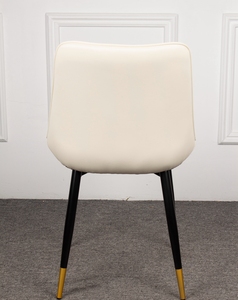 Lusso ristorante sala da pranzo mobili in velluto moderno tessuto sedie da cucina con gambe in metallo - Product Image 3