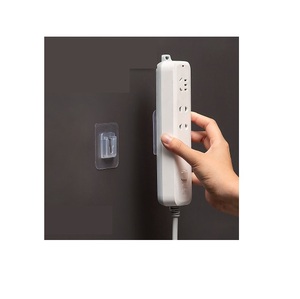 Double-Sided Adhesive Wall Hooks Hanger Strong Transparent Hooks Suction Cup Sucker Wall Storage Holder For Kitchen