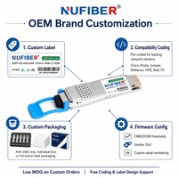 Transceiver optique 400GBASE-LR4 QSFP-DD 1310nm 10km Duplex LC SMF DOM PAM4 pour l'interconnexion des centres de données