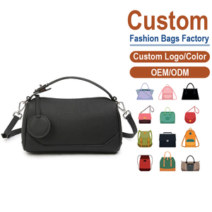 Genuine <b>Leather</b> Pillow Bag, New Style Cowhide Top-Handle Crossbody Shoulder Bag with Detachable Strap - Product Image 1