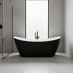 Baignoire autoportante en acrylique écologique de luxe durable pour <span class=keywords><strong>spa</strong></span> intérieur avec drain, design moderne, bassin de bain - Product Image 1