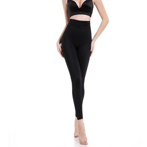 Pantalón de cintura quemagrasas con logotipo personalizado, ropa moldeadora agradable a la piel <span class=keywords><strong>para</strong></span> levantar glúteos y piernas, mallas moldeadoras largas de talla 3XL - Product Image 1