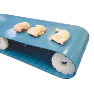 Courroie ThermoDrive Bleu Homogène Hygiène PU Convoyeur pour Viande Fruits de Mer - Product Image 3
