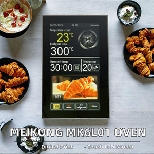 Meikong MK6L01 Rotary Oven Touch Screen Temperature Controller Spanish-Supported Bakery Oven Plastic Material OEM/ODM - Product Image 2