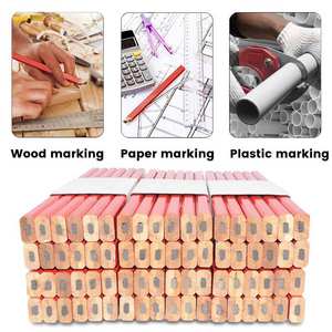 Crayon de charpentier pas cher, <span class=keywords><strong>achat</strong></span> en gros, 7 pouces, pas facile à casser, crayon en graphite pour le travail du bois, pour les constructeurs, utilisation du bois - Product Image 4