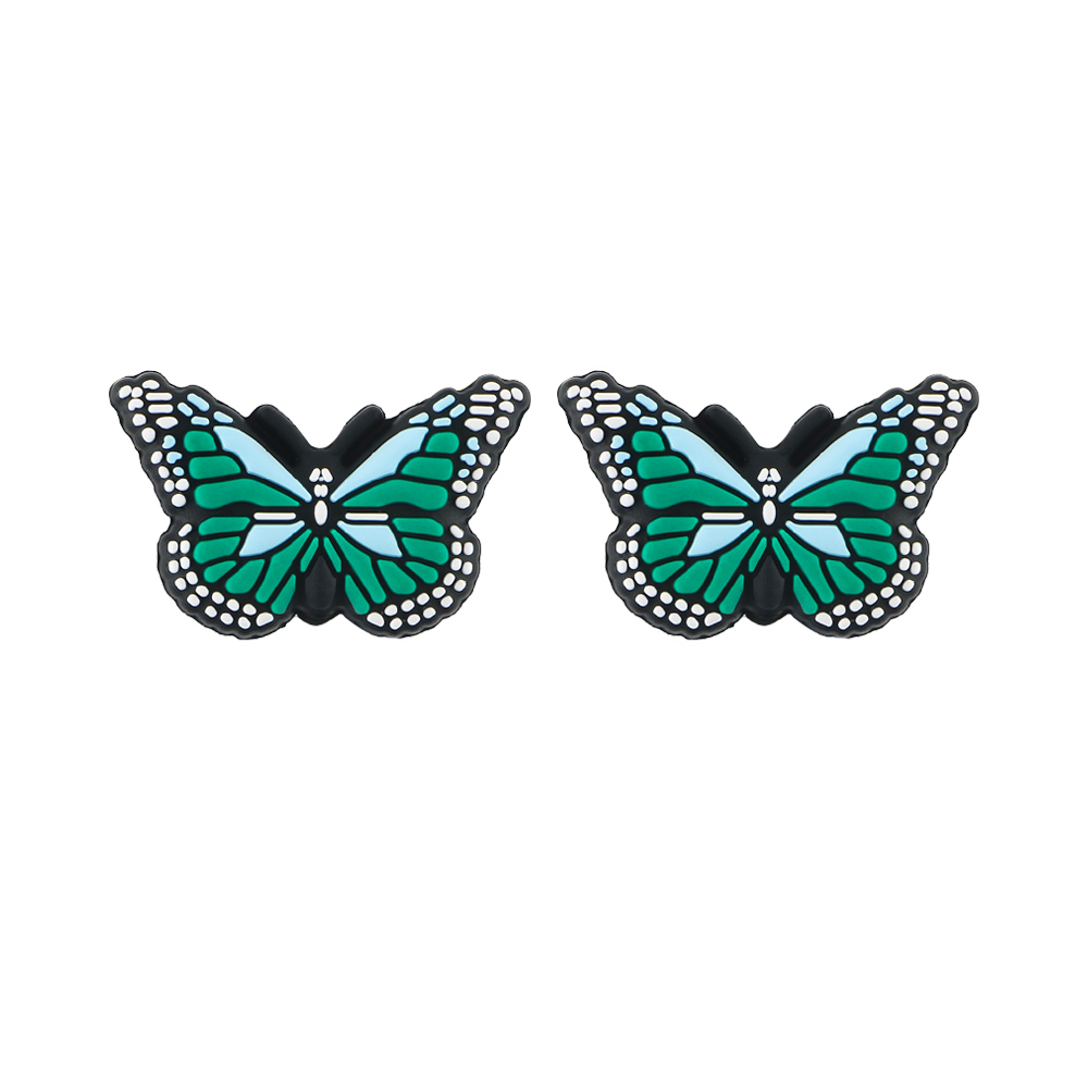 Perles focales papillon vert SA263
