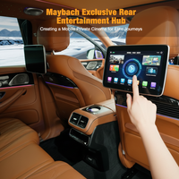 Système de divertissement pour sièges arrière OEM compatible Maybach pour Mercedes Classe GLS |   Moniteur de tablette Android avec lumière ambiante |   Sans perçage