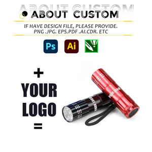 Giá rẻ đèn pin Quà Tặng 9-Led Mini Đèn pin hợp kim Nhôm xách tay đèn pin Spotlight với biểu tượng tùy chỉnh - Product Image 2