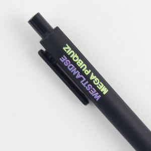 Stylos publicitaires en plastique personnalisés en gros, plusieurs couleurs, logo, 1,0 mm, stylo à bille pour promotion - Product Image 5