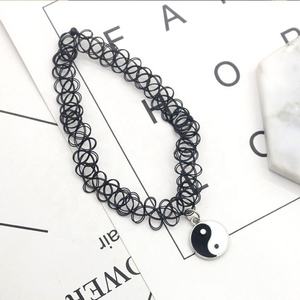 Colliers rétro gothiques élastiques en gros, cadeau <span class=keywords><strong>de</strong></span> Noël, collier <span class=keywords><strong>Yin</strong></span> <span class=keywords><strong>Yang</strong></span>, croix, <span class=keywords><strong>arbre</strong></span> <span class=keywords><strong>de</strong></span> <span class=keywords><strong>vie</strong></span>, collier ras du cou tatouage - Product Image 3