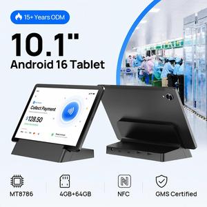แท็บเล็ตแอนดรอยด์ขนาด 10.<span class=keywords><strong>1</strong></span> นิ้ว รุ่น G80 ความจุ 4GB 64GB พร้อม NFC POS Terminal ตู้คีออสก์แบบอินเทอร์แอคทีฟ พร้อมแท่นชาร์จหลายพอร์ต รองรับ ODM OEM - Product Image 3