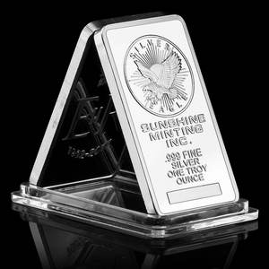 Hochwertiger Sunshine Minting Bar im Silver Eagle Design – Dekorativer Souvenir-Gedenkbarren als Geschenk für Sammler - Product Image 4