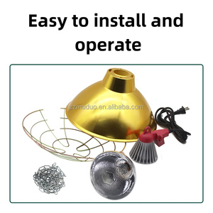 Lámpara <span class=keywords><strong>de</strong></span> Calefacción Aislada <span class=keywords><strong>de</strong></span> Aluminio ZMR <span class=keywords><strong>de</strong></span> 30 cm para Granjas <span class=keywords><strong>de</strong></span> Cerdos y Uso Doméstico con Pantalla Nueva para Cerdos - Product Image 3