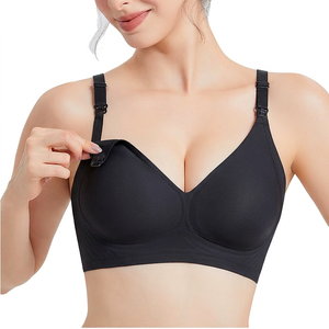 Reggiseno <span class=keywords><strong>Premaman</strong></span> Estivo Senza Ferretto Traspirante ad Alto Supporto con Spalline Convertibili e Funzione Notte - <span class=keywords><strong>Abbigliamento</strong></span> <span class=keywords><strong>Premaman</strong></span> all'Ingrosso - Product Image 1
