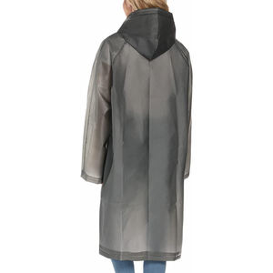 Capa de Chuva Longa para Viagem em EVA Reutilizável e Espessa, Impermeável para Homens e Mulheres, Poncho Transparente para Caminhada - Product Image 6