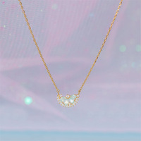 Collier ZUOLA Été Frais Pastèque Bijoux Fins Vente en Gros Collier Plaqué Or 18K Pendentif pour Filles