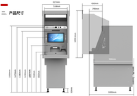 Système de Recyclage de Billets de Banque Haute Sécurité – Compteuse de Billets avec Écran Tactile Capacitif pour Guichetier Bancaire