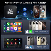 Boîte Android AI CarPlay avec prise en charge YouTube et Netflix pour voitures intelligentes, Google Play, 2+16 Go, WiFi double bande, GPS
