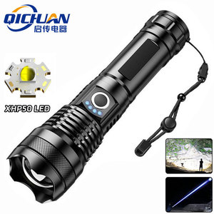 X71 ไฟฉายอลูมิเนียมอัลลอยด์ LED พลังงานสูงแบบชาร์จไฟได้ซูมไฟฉายกลางแจ้ง - Product Image 3