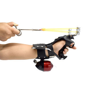 Piaoyu Angeln <span class=keywords><strong>Pro</strong></span> Archery Sling shot Hochwertiges, zusammen klappbares Outdoor-Schieß zubehör aus Aluminium mit Jagd set Gummis chleuder - Product Image 1