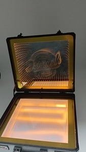 Valise de boeuf miroir éclairée avec logo personnalisé boîte de transport de viande mallette à steak LED vitrine pour restaurant steakhouse - Product Image 2
