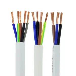 Yüksek kaliteli esnek PVC yalıtımlı elektrik kablosu 2 3 4 5 6 8 çekirdek 18AWG elektrik kablosu UL2584